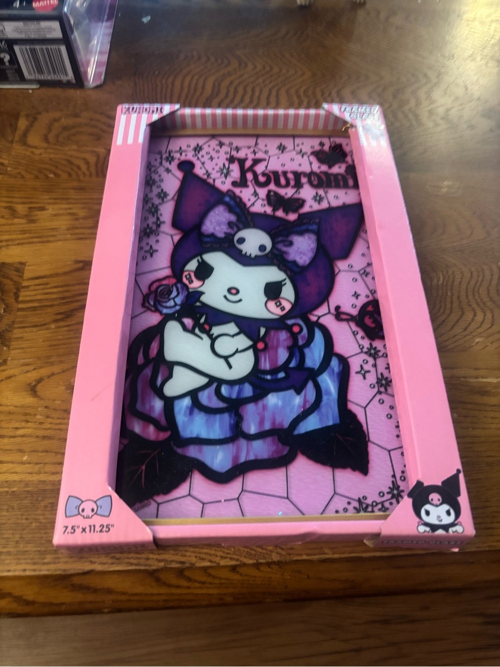 Kuromi stained glass